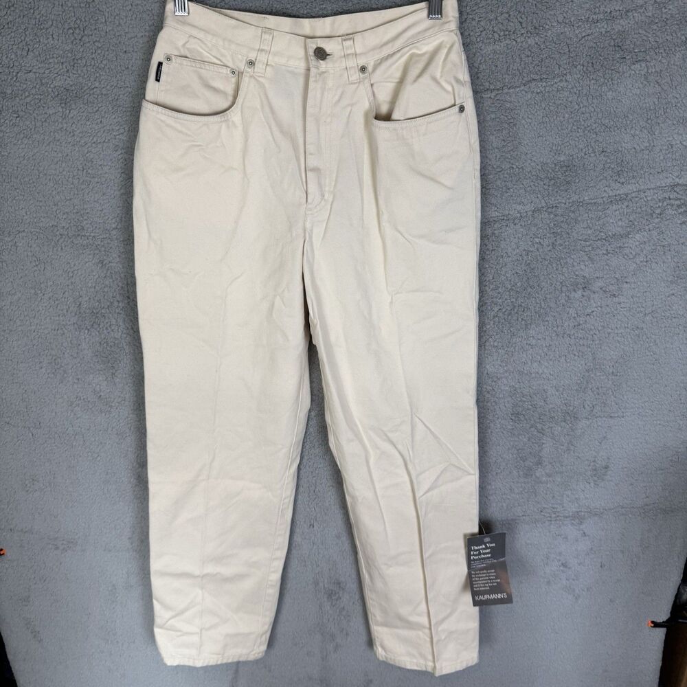 Lauren Ralph Lauren Pants Womens 10 Beige Khaki Straight Leg Pockets Casual NWOT